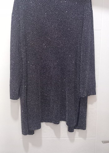 Siyah Uzun Kollu Salaş Kadın Hırka - Görsel 2