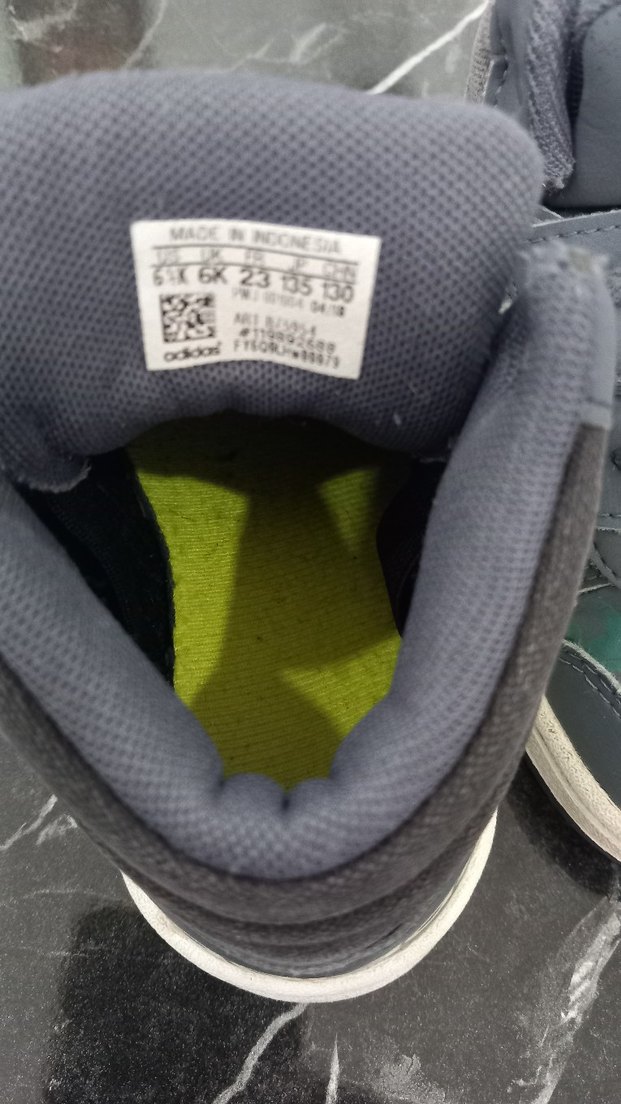 orjinal Erkek Çocuk Gri Mavi Cırt Cırtlı Spor Ayakkabı 2 3 yas - Görsel 2