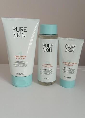 Pure Skin üçlü Yüz Yıkama Seti 