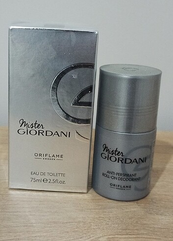Mister Giordani EDT ve Roll On Deodorant 