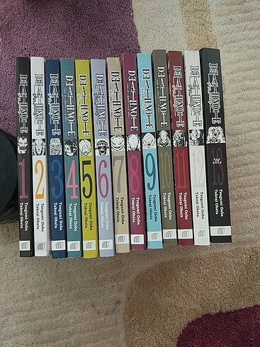 Death Note seri kitaplar.