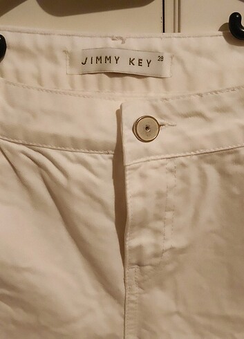 Beyaz kot pantolon - Görsel 2