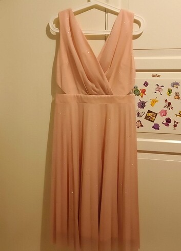 Şık abiye elbise Dans marka gül.kurusu - Görsel 3