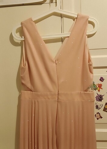 Şık abiye elbise Dans marka gül.kurusu - Görsel 4