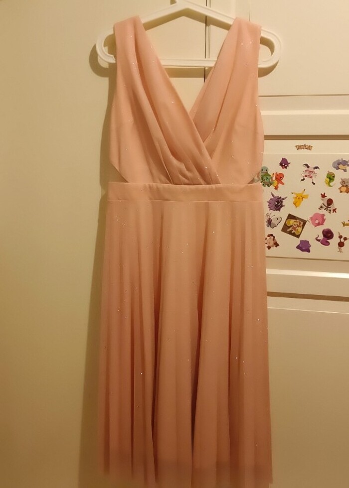 Şık abiye elbise Dans marka gül.kurusu - Görsel 3