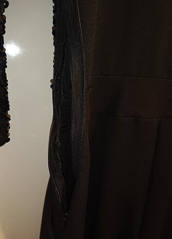 Şık siyah tulum - Görsel 5