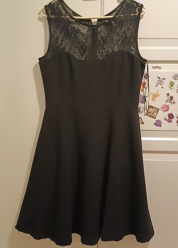 Mango sık  dantelli elbise - Görsel 5