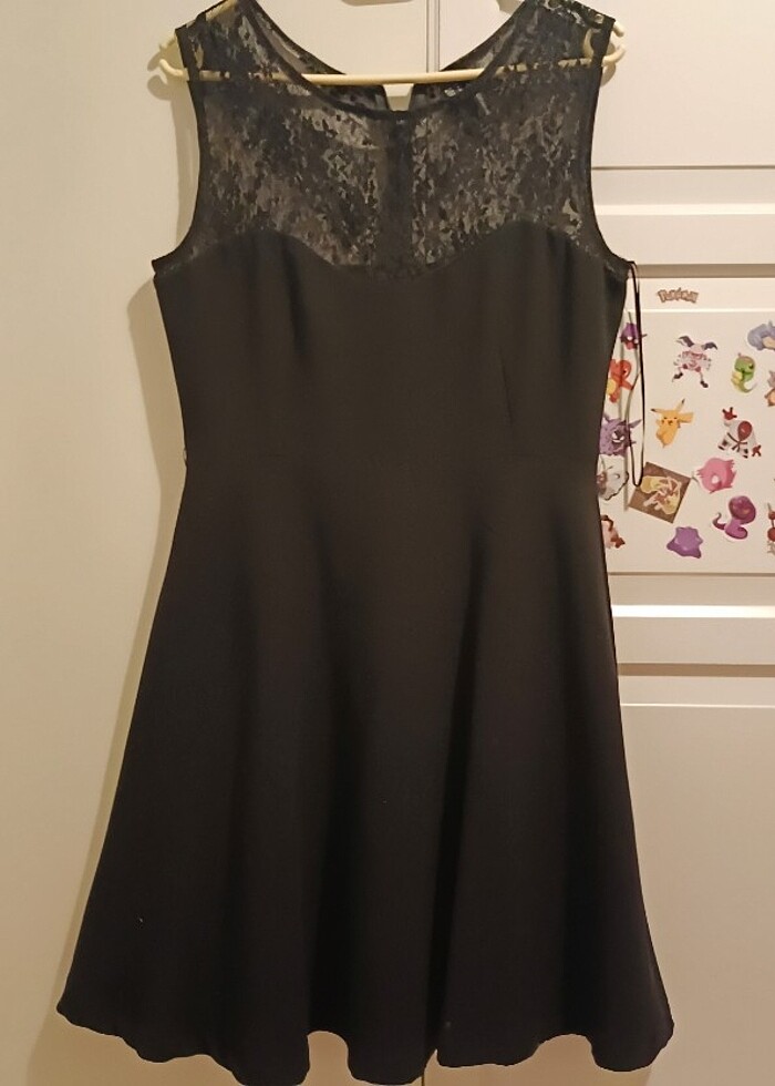 Mango sık  dantelli elbise - Görsel 2