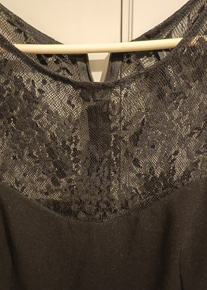 Mango sık  dantelli elbise - Görsel 4