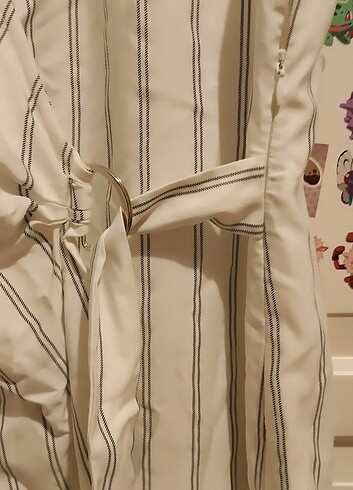 Etikeltli koton marka elbise - Görsel 4