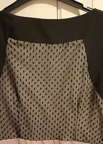 Şık gül kurusu elbise - Görsel 4