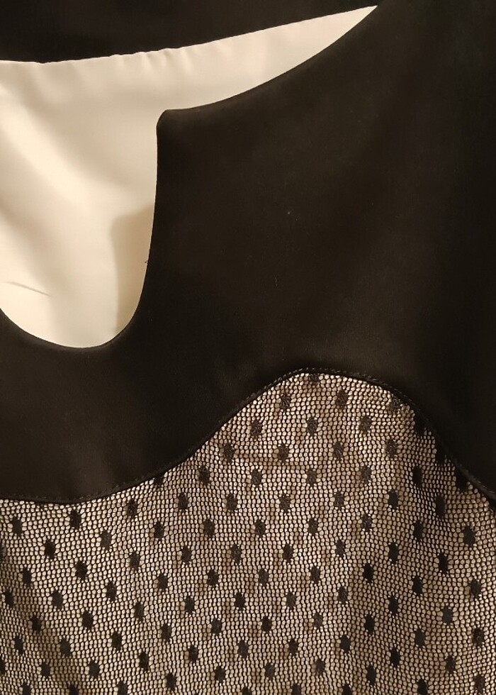 Şık gül kurusu elbise - Görsel 3