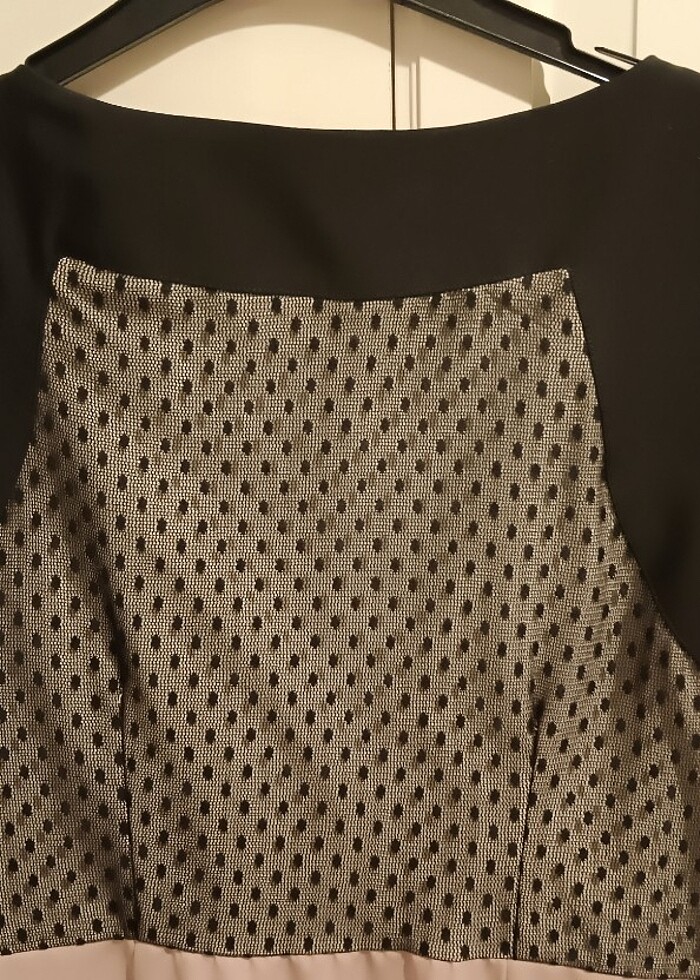 Şık gül kurusu elbise - Görsel 4