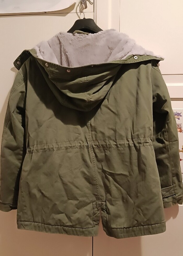 Asker yeşili  Loft marka parka - Görsel 3