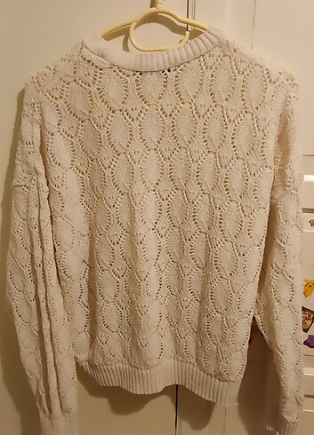 Krem rengi kazak - Görsel 3