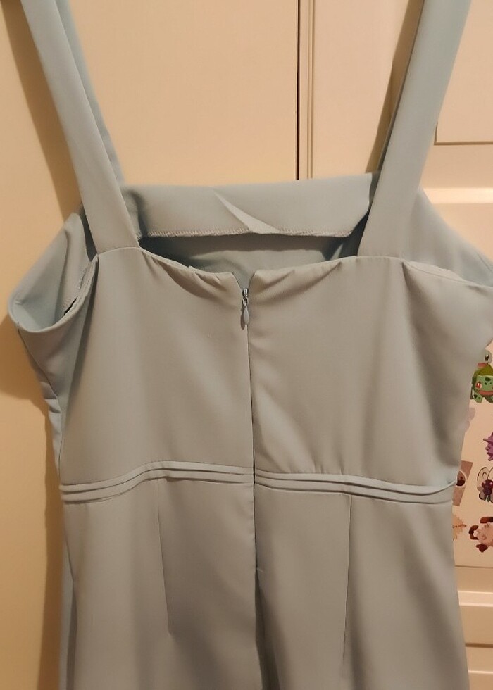 Mavi yazlık elbise  - Görsel 2