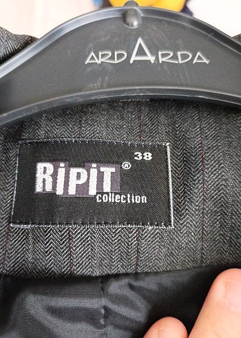 38 Beden Gri Kadın Blazer Ceket