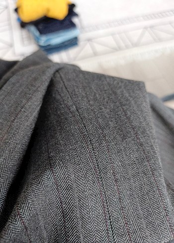 38 Beden gri Renk Gri Kadın Blazer Ceket