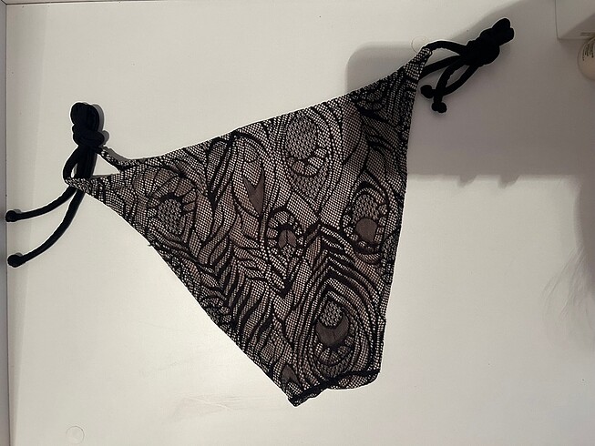 s Beden siyah Renk Calzedonia dantelli bikini alti