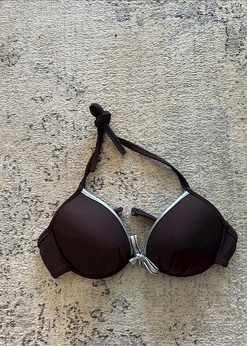 Kahverengi Askılı Kadın Bikini Üstü