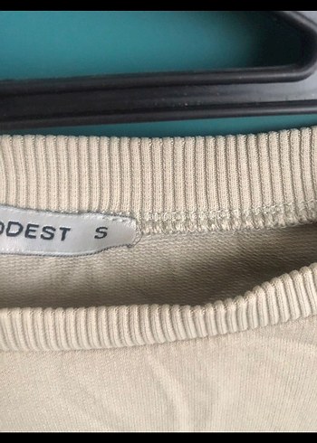 Bej Kadın Uzun Kollu Sweatshirt - Görsel 3