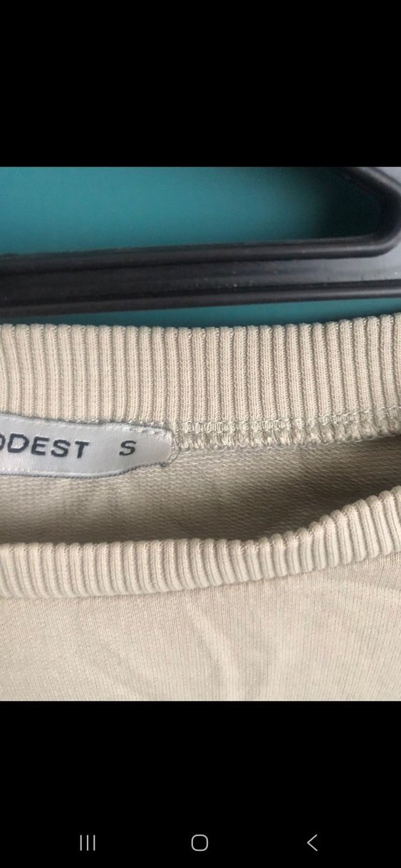 Bej Kadın Uzun Kollu Sweatshirt - Görsel 3