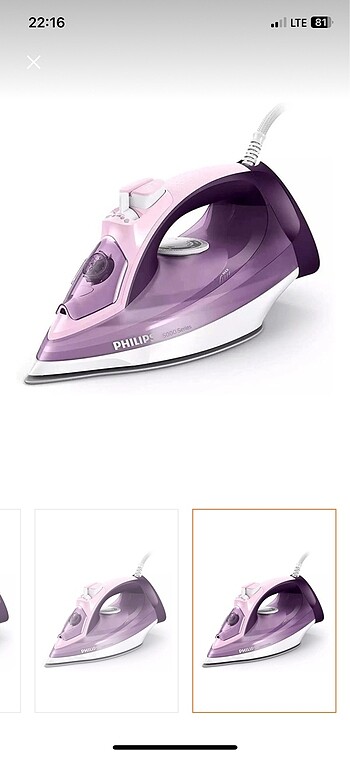 Philips 5020 ütü sıfır ürün