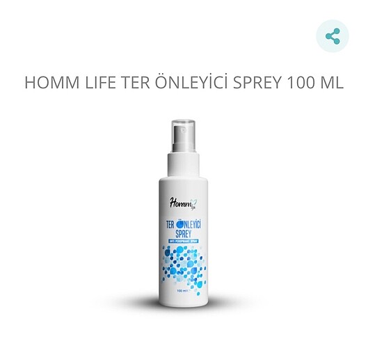 Hom bitkisel ter önleyici sprey