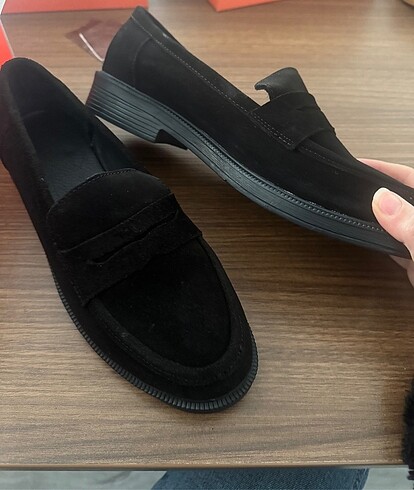 Hakiki Deri Kadın Nubuk Loafer
