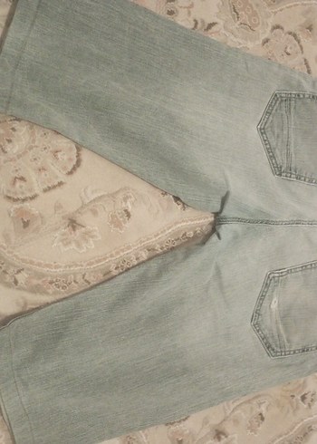 Gri Erkek Denim Mini Şort - Görsel 4