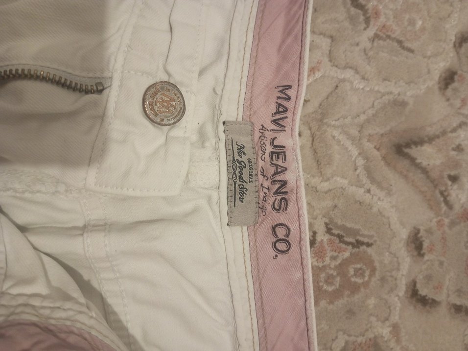 Erkek Beyaz Pamuklu Rahat Kesim Şort - Görsel 4