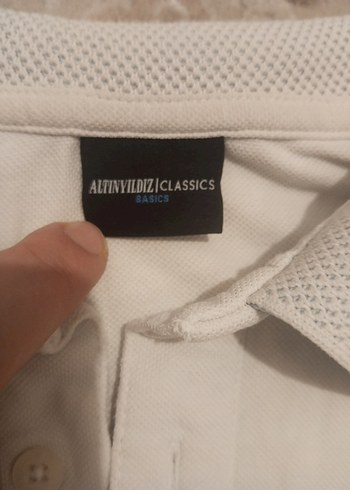 Erkek Beyaz Polo Yaka Kısa Kollu Tişört - Görsel 4