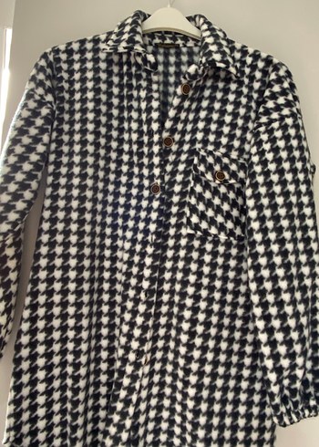 Uzun Kollu Düğmeli polar Kadın Gömlek - Görsel 4