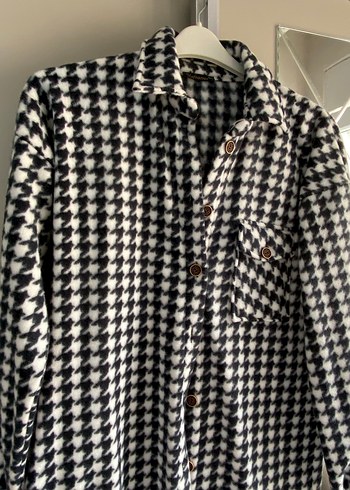 Uzun Kollu Düğmeli polar Kadın Gömlek - Görsel 2