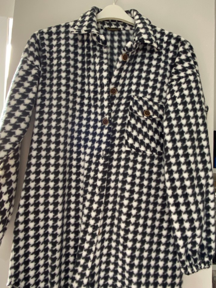 Uzun Kollu Düğmeli polar Kadın Gömlek - Görsel 4