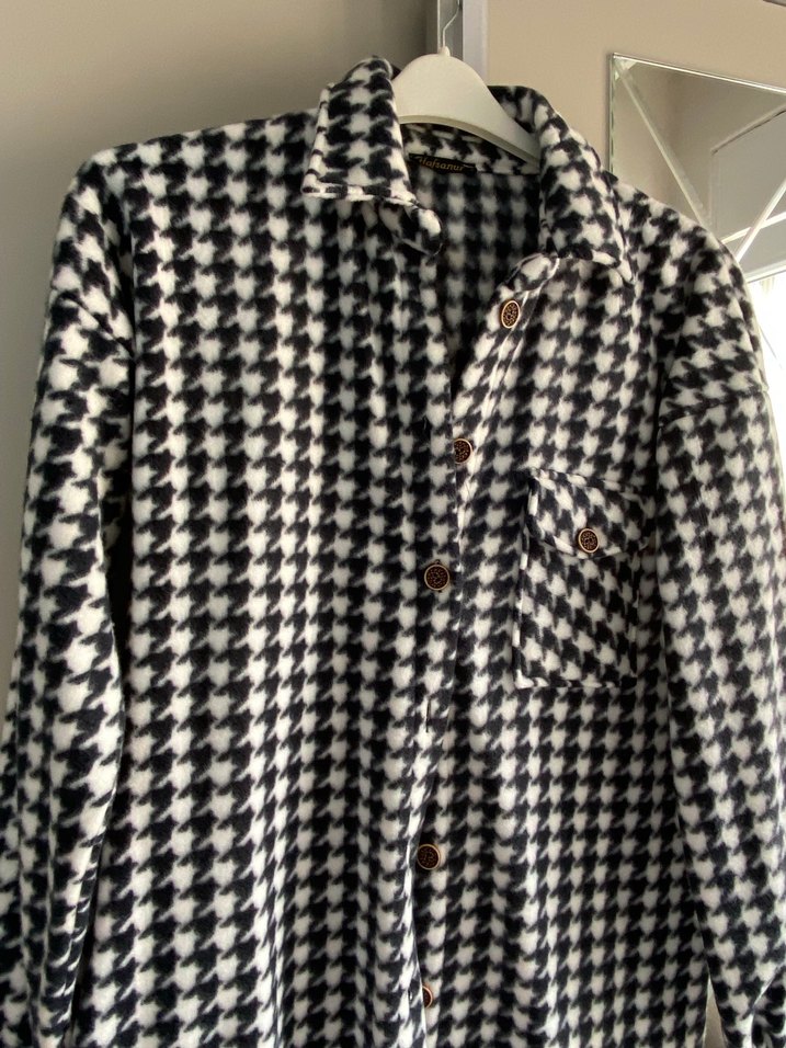 Uzun Kollu Düğmeli polar Kadın Gömlek - Görsel 2