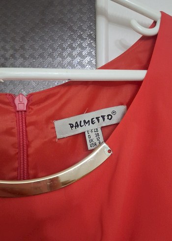 Kırmızı V Yaka Drapeli Hamile Elbisesi - Görsel 3