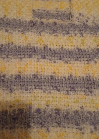 Kız Çocuk Örme Kolsuz lila Yelek - Görsel 3