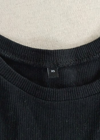 Siyah Uzun Kollu Basic Tişört - Görsel 6