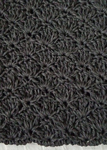 kağıt ip clutch çanta - Görsel 2