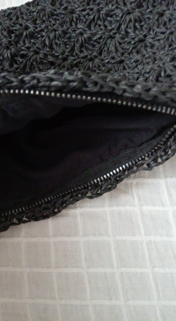 kağıt ip clutch çanta - Görsel 4