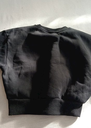 Siyah Pul taş Kadın Sweatshirt - Görsel 6