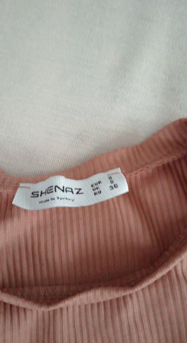 Kısa Kollu Fırfırlı Tişört - Görsel 4