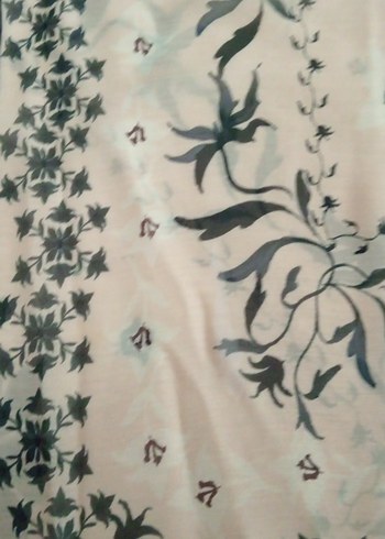 Desenli Kısa Kollu şifon Bluz - Görsel 2