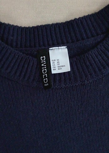 Lacivert Triko Kadın Kazak - Görsel 4