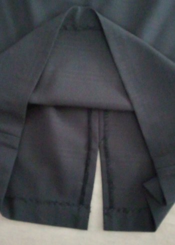 Koyu gri yazlık Etek - Görsel 4