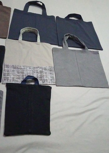 kumaş çanta 8 adet - Görsel 5