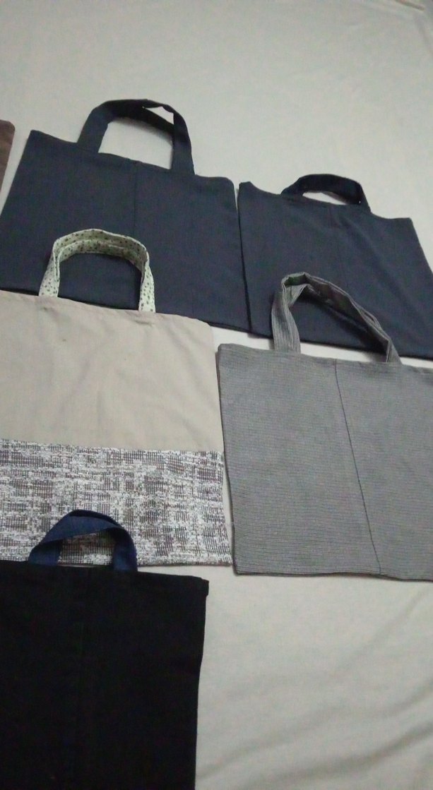 kumaş çanta 8 adet - Görsel 3