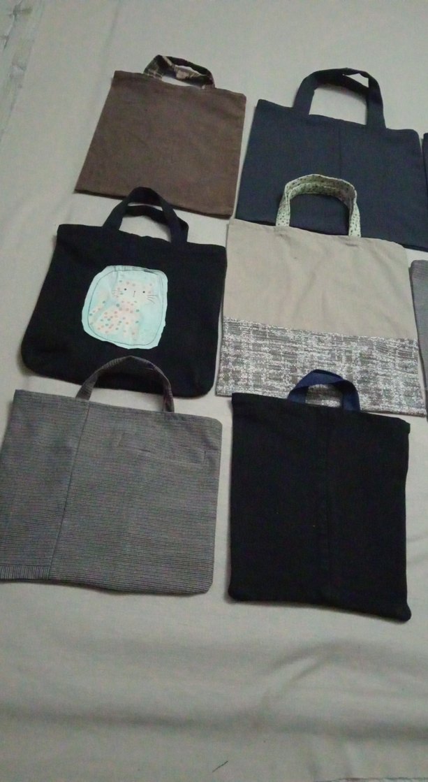 kumaş çanta 8 adet - Görsel 4