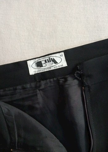 Siyah Midi Kalem Etek - Görsel 5